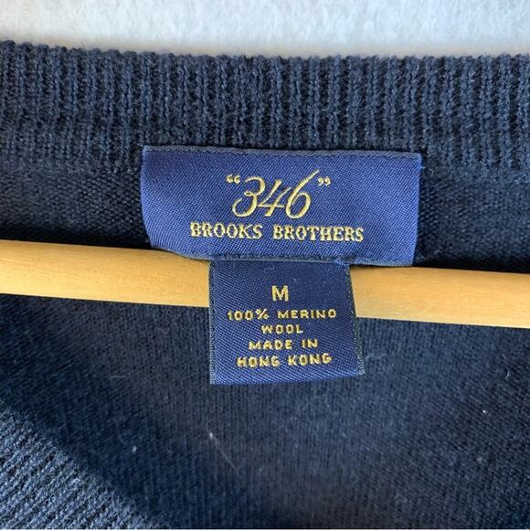 Vintage 90s Mens 100% Merino Wool Argyle Lattice Sweater Sz M Ivy League Preppy - Picture 6 of 7